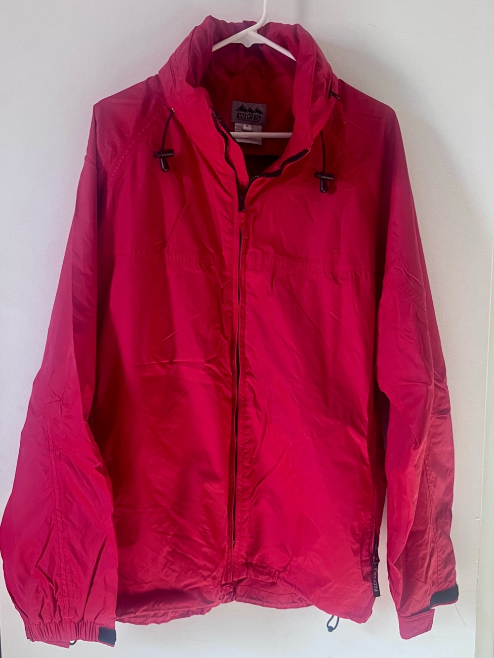 Element Men's Red Windbreaker Jacket with Hood